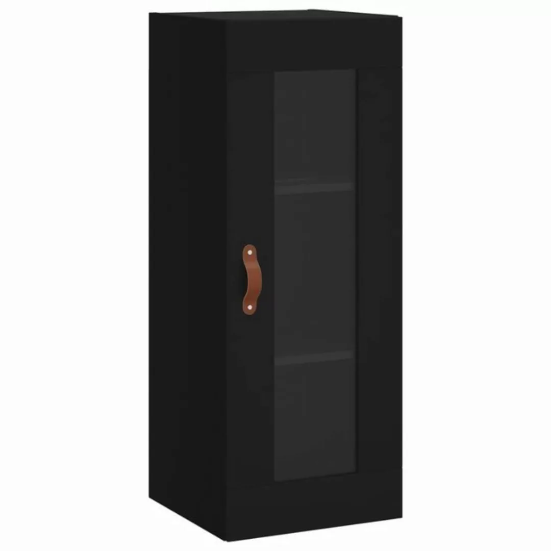 vidaXL Hängeschrank Wandschrank Schwarz 34,5x34x90 cm (1-St) günstig online kaufen