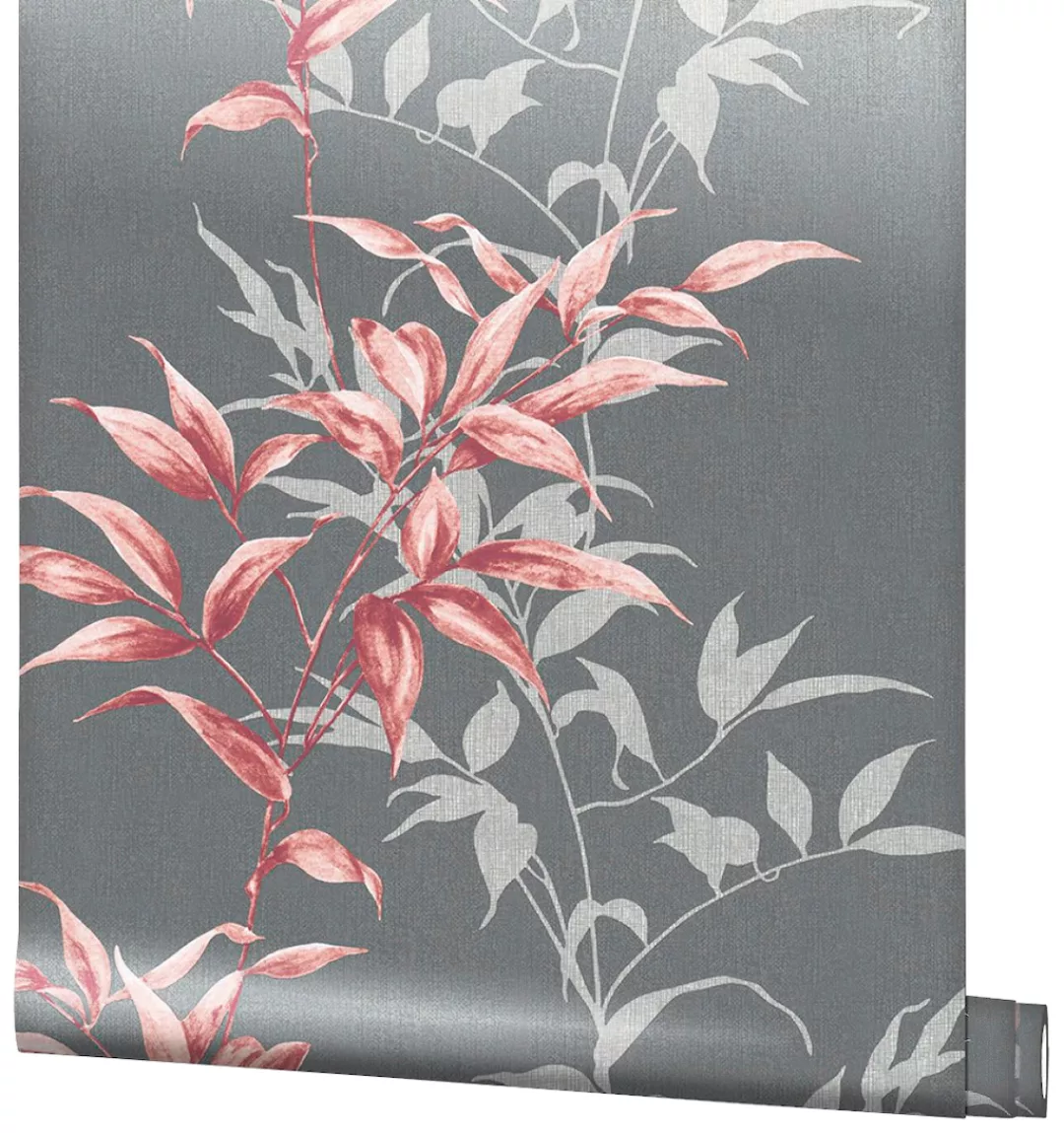 Marburg Vliestapete Hailey Nov Floral Anthrazit FSC® günstig online kaufen