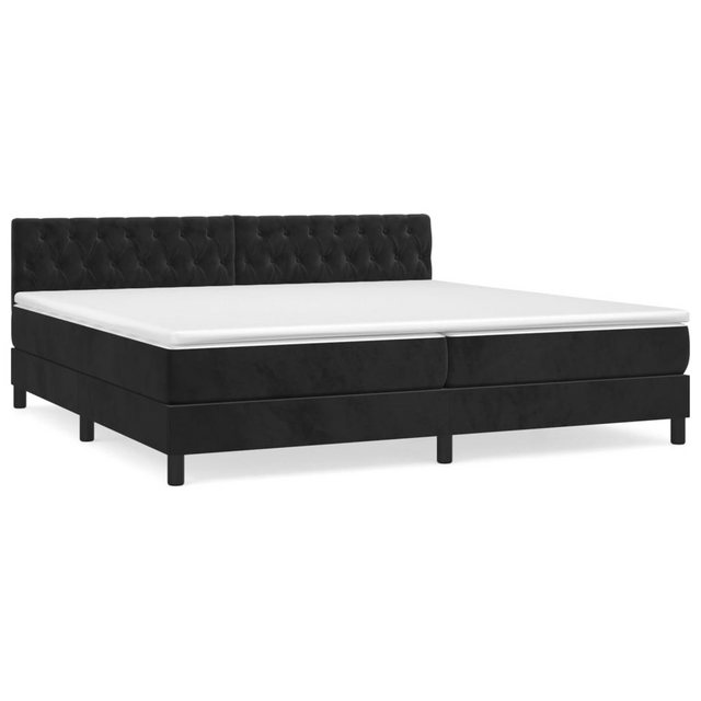 vidaXL Boxspringbett Bett Boxspringbett mit Matratze Samt (200 x 200 cm, Sc günstig online kaufen