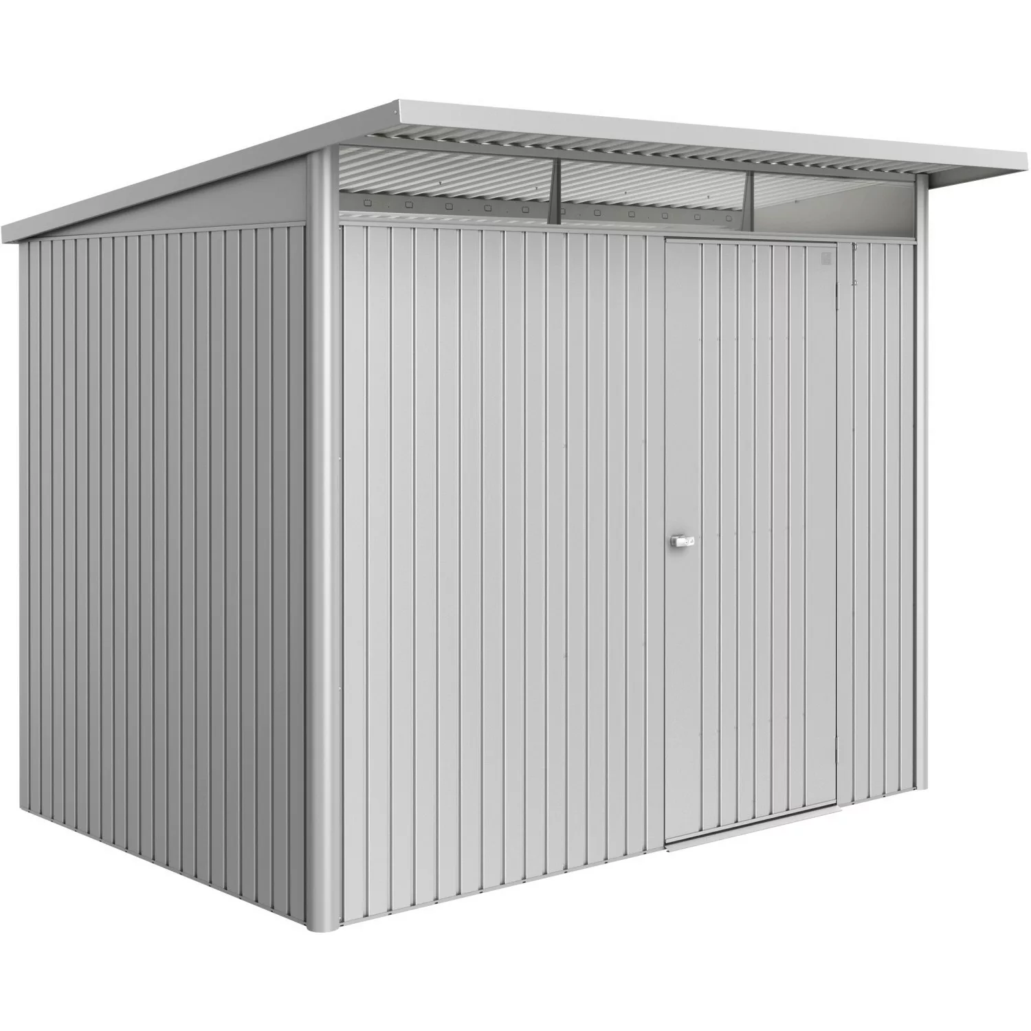 Biohort Metall-Gerätehaus AvantGarde ECO Gr. A5 silber-metallic Standardtür günstig online kaufen