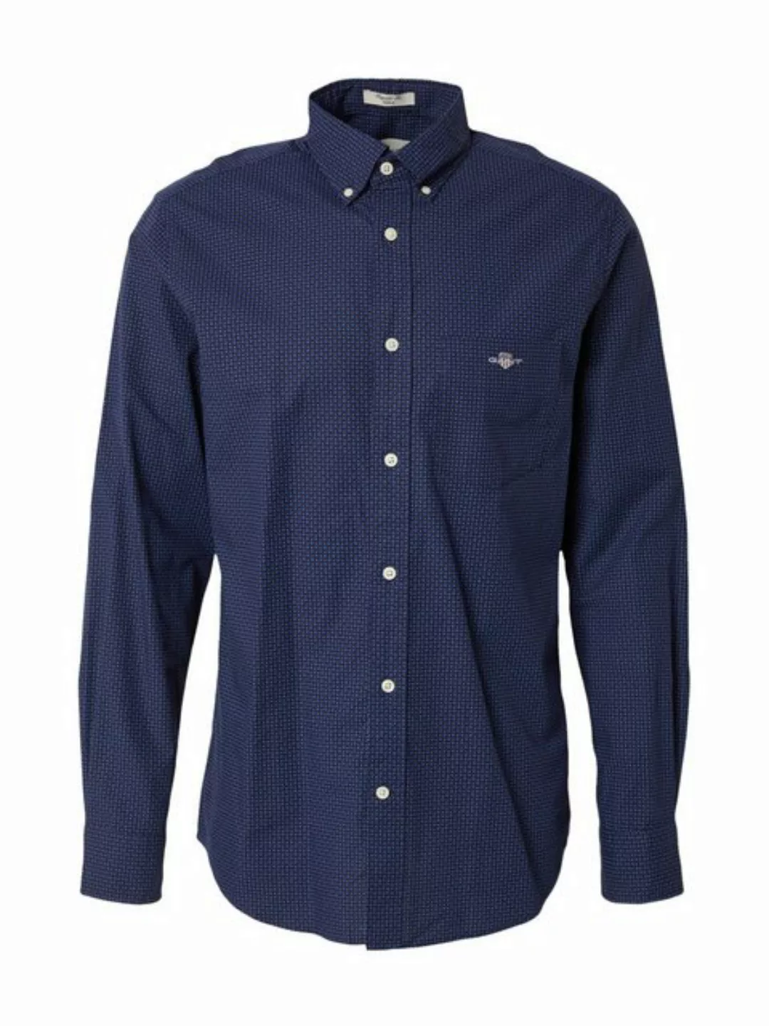 Gant Langarmhemd REG POPLIN SMALL CHECK SHIRT Regular Fit Popeline Hemd mit günstig online kaufen