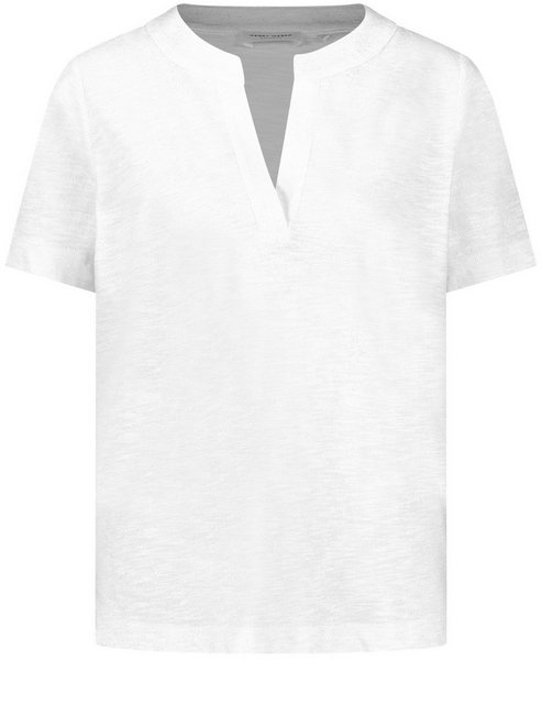 GERRY WEBER Kurzarmshirt Kurzarmshirt mit Tunika-Ausschnitt günstig online kaufen