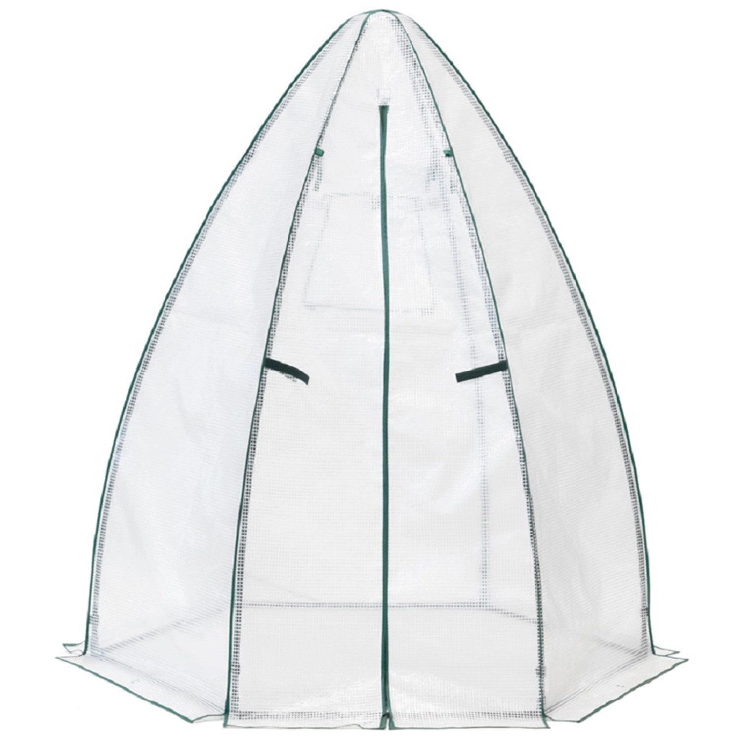 Westmann Foliengewächshaus Winterzelt Ø 160 cm x 183 cm Weiß günstig online kaufen