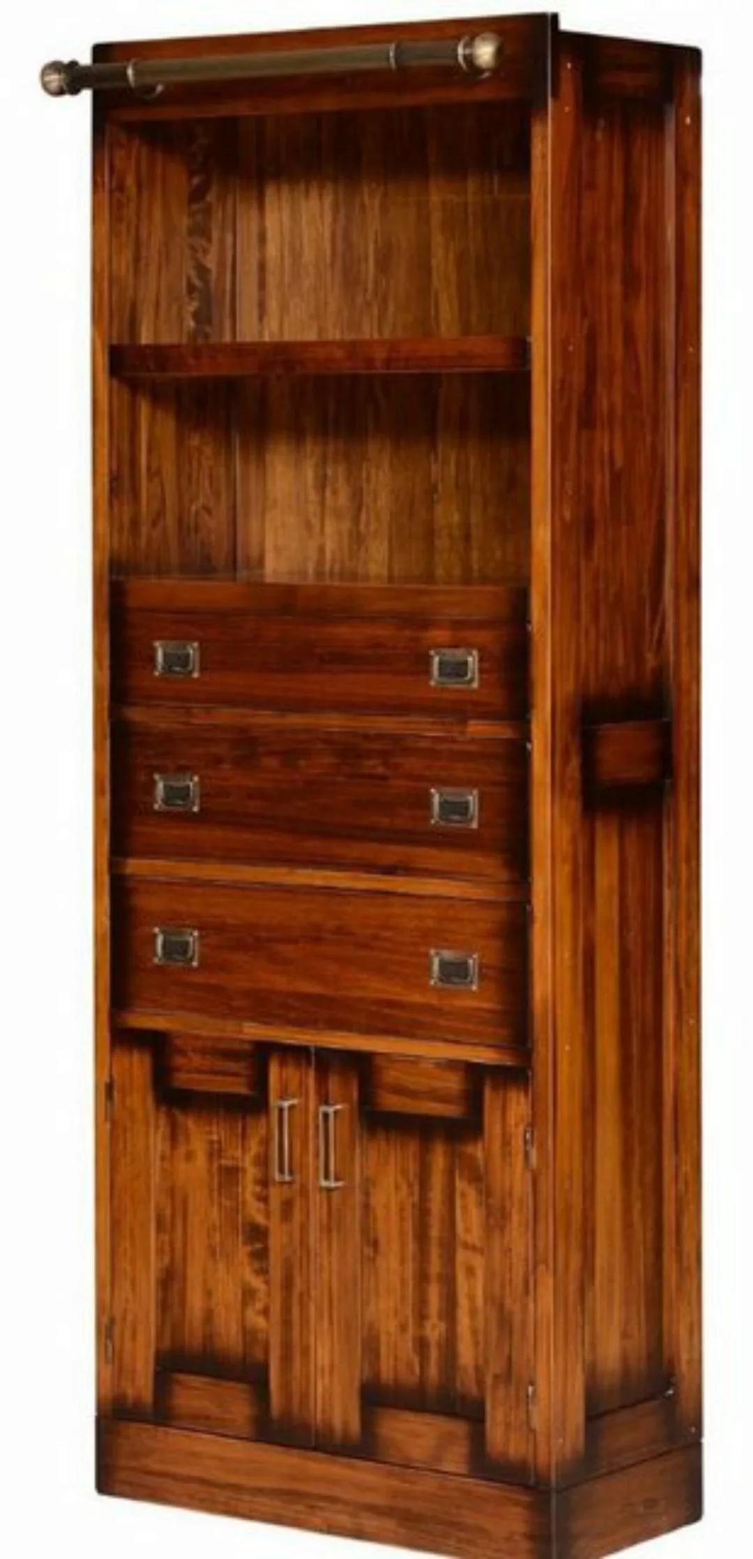 Casa Padrino Stauraumschrank Casa Padrino Luxus Vintage Stil Bücherschrank günstig online kaufen