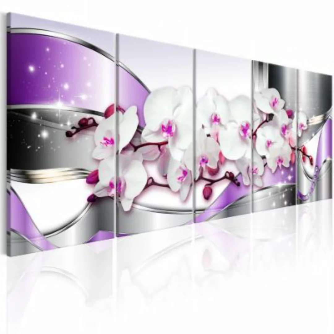 artgeist Wandbild Purple Ribbons mehrfarbig Gr. 200 x 80 günstig online kaufen