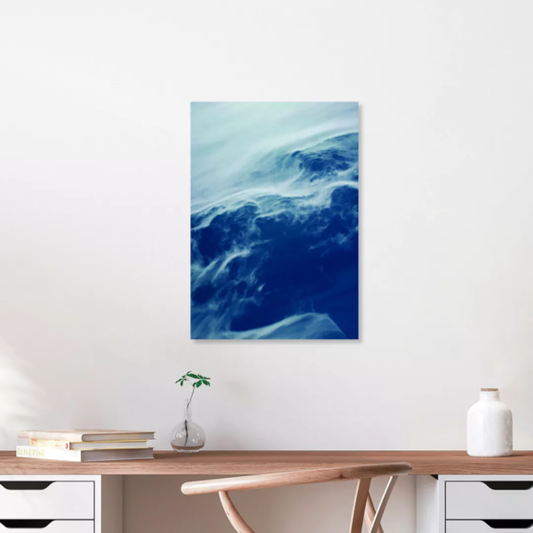 Poster / Leinwandbild - Floating In Space - Classic Blue günstig online kaufen