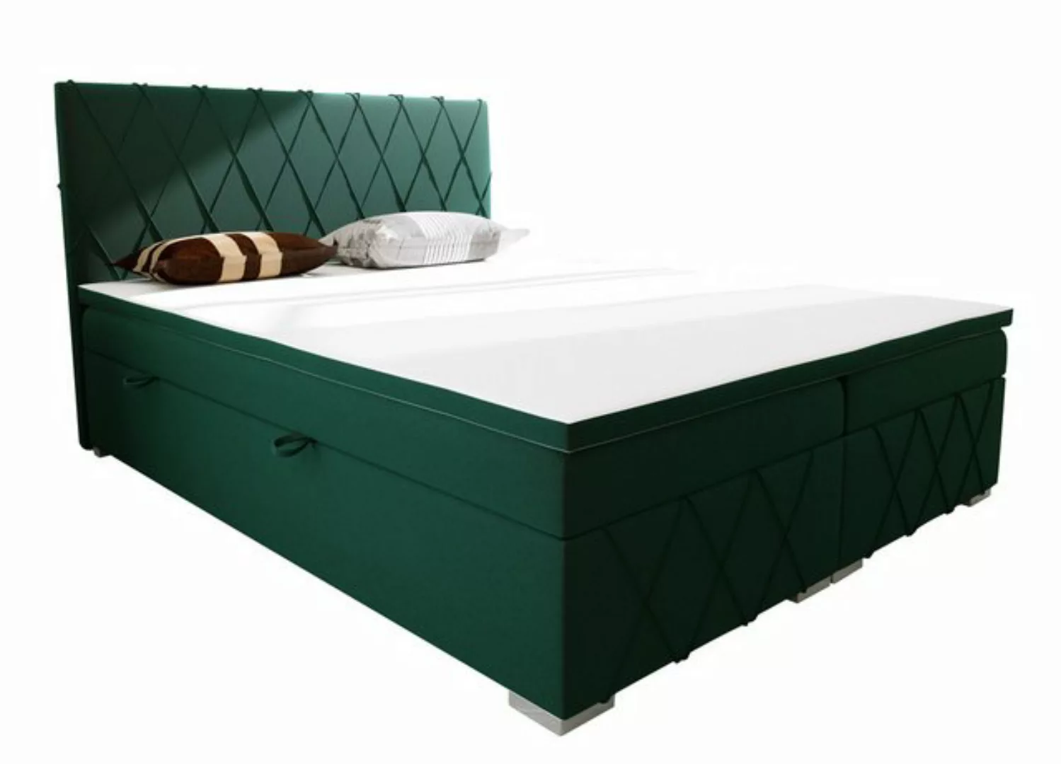 Furnix Boxspringbett FREDD Polsterbett 140/160x180x200 cm 2 Bettkasten inkl günstig online kaufen