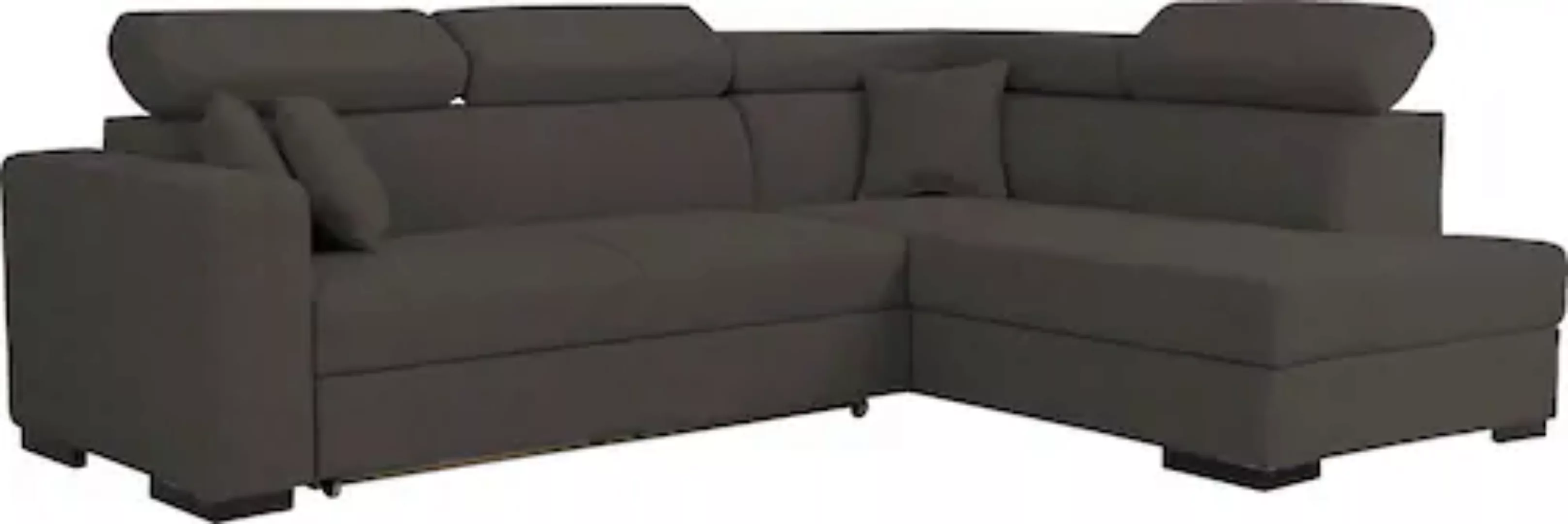 Home affaire Ecksofa »Tulio L-Form«, wahlweise mit Bettfunktion und Bettkas günstig online kaufen