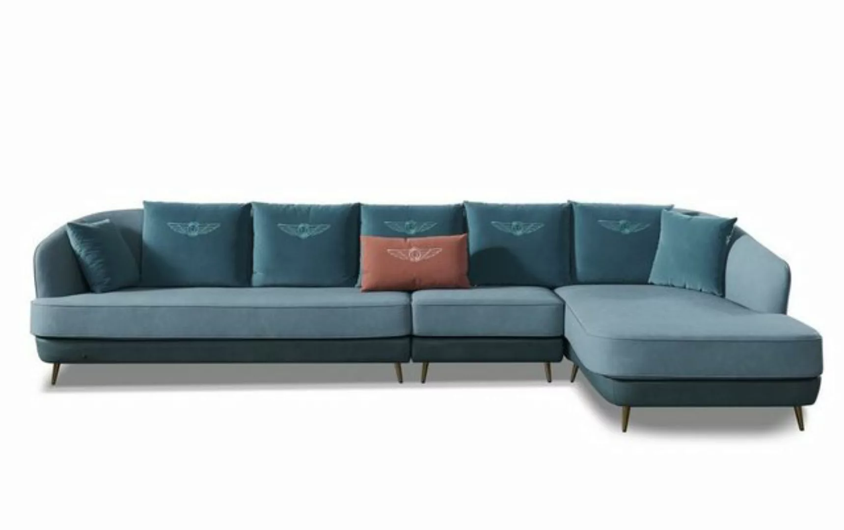 JVmoebel Ecksofa, Sofa Ecksofa L Form Wohnlandschaft Designer Couch Polster günstig online kaufen