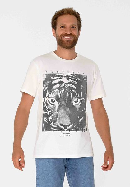 Herren Print T-shirt Panthera Tigris Aus Biobaumwolle günstig online kaufen