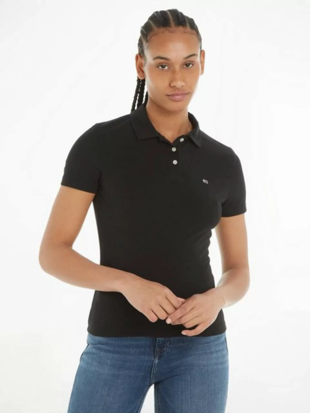 Tommy Jeans Poloshirt, mit kurzer Knopfleiste günstig online kaufen