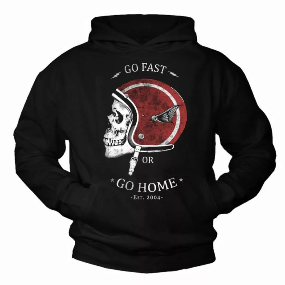 MAKAYA Kapuzenpullover Herren Motorad Bekleidung Skull Totenkopf Hoodie Swe günstig online kaufen