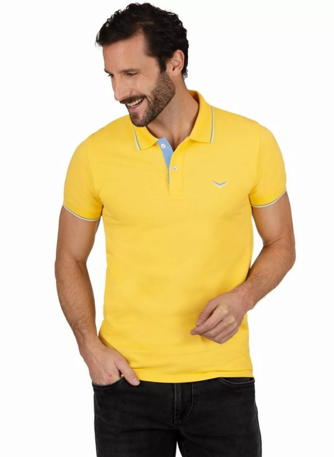 Trigema Poloshirt TRIGEMA Slim Fit Polohemd (1-tlg) günstig online kaufen