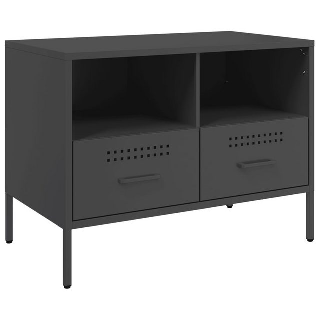 vidaXL TV-Schrank TV-Schrank Schwarz 68x39x50,5 cm Stahl (1-St) günstig online kaufen