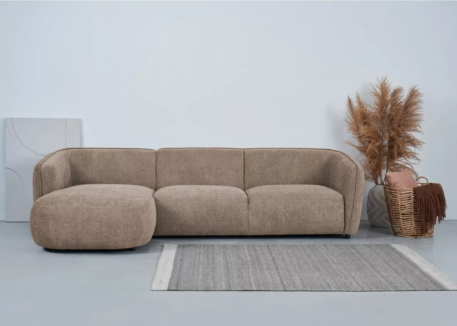 andas Ecksofa "Ostrup", schlichtes modernes Design, in verschiedenen Farben günstig online kaufen