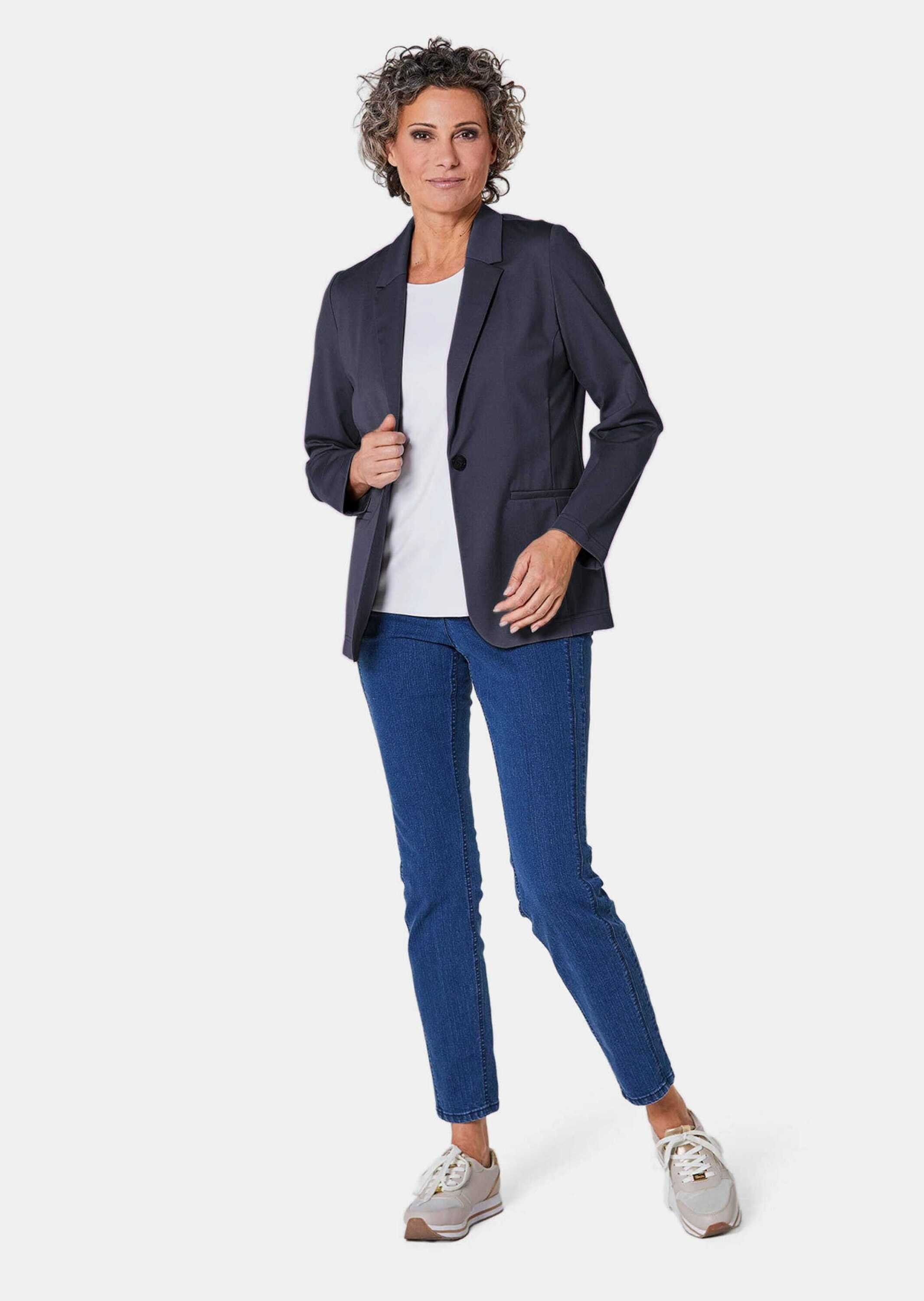 GOLDNER Jerseyblazer Damenblazer mit Reverskragen und günstig online kaufen
