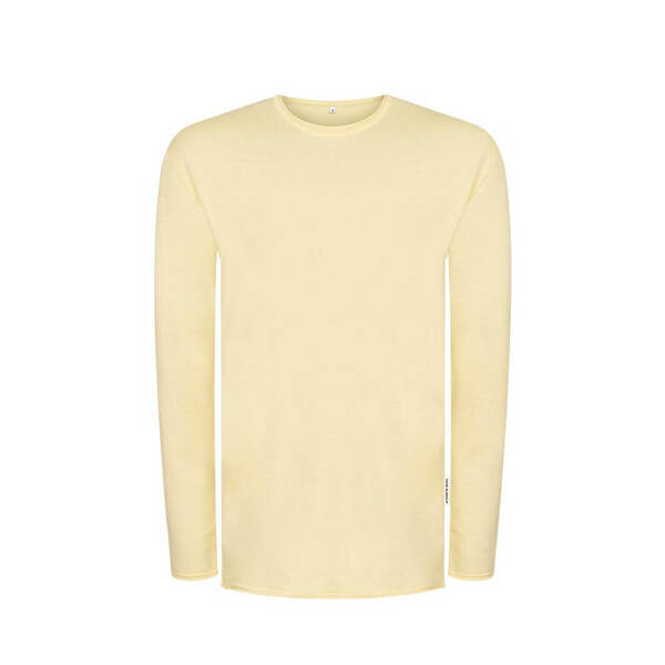 Light-breeze Lyocell (Tencel) Strick Pullover Gelb günstig online kaufen