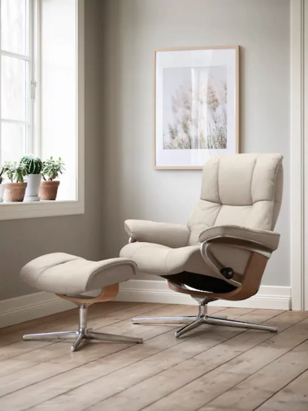 Stressless® Relaxsessel »Mayfair«, mit Cross Base, Größe S, M & L, Holzakze günstig online kaufen