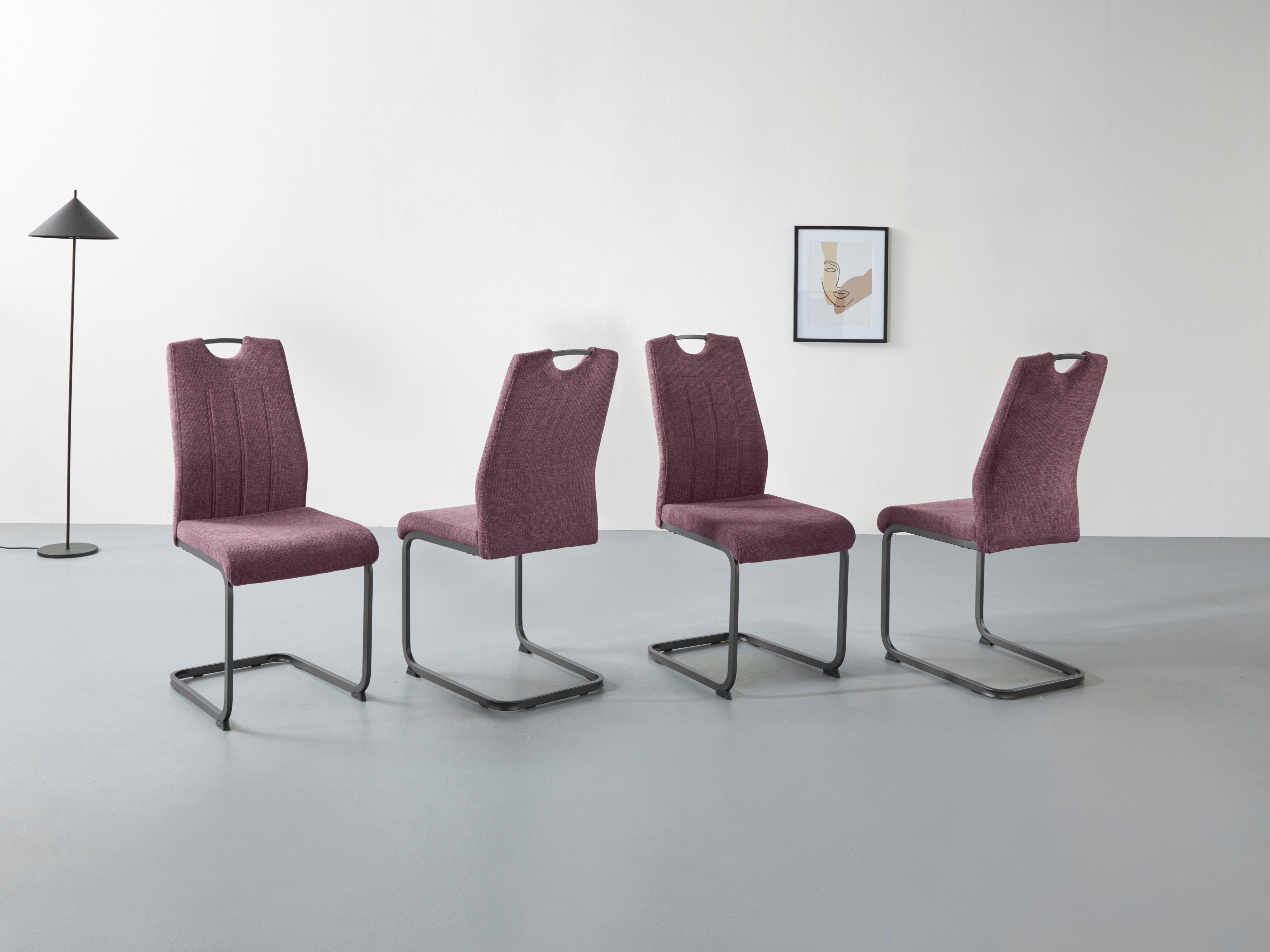 HELA Freischwinger "CHRISTINA", (Set), 4 St., Webstoff, 1, 2 oder 4 Stück, günstig online kaufen