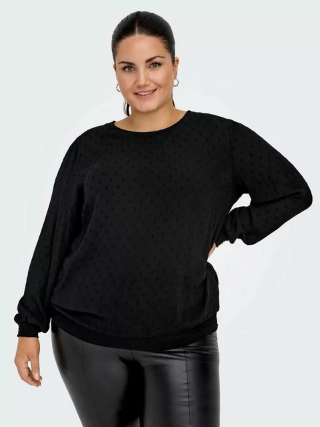 ONLY CARMAKOMA Shirtbluse "CARADANA L/S SMOCK TOP WVN" günstig online kaufen