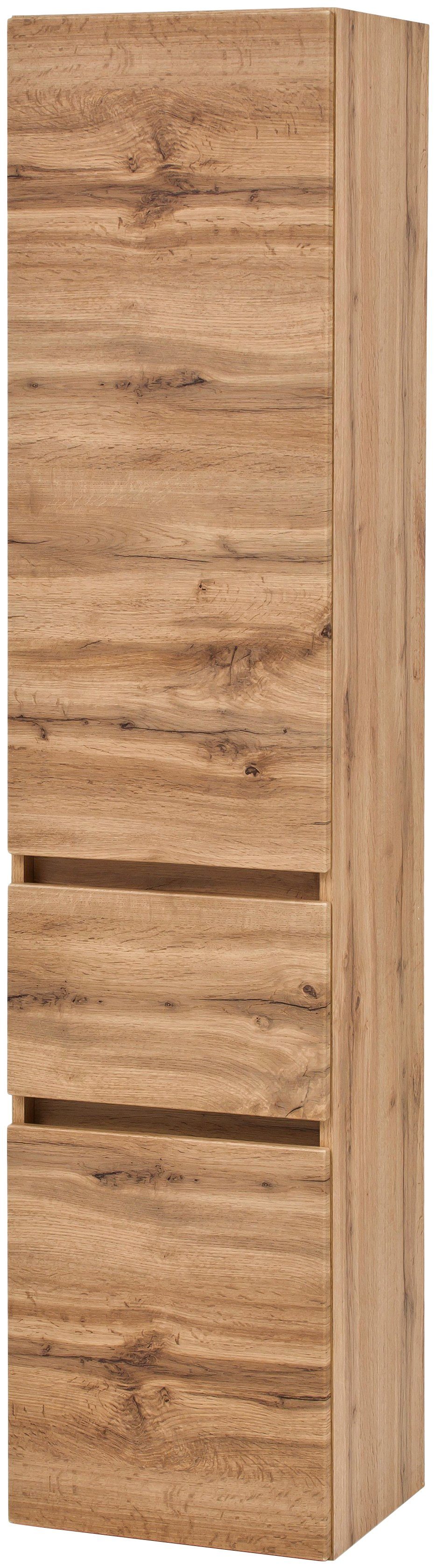 welltime Seitenschrank "Kaunas", 40 cm breit, mit Schubkasten, Soft-Close-F günstig online kaufen