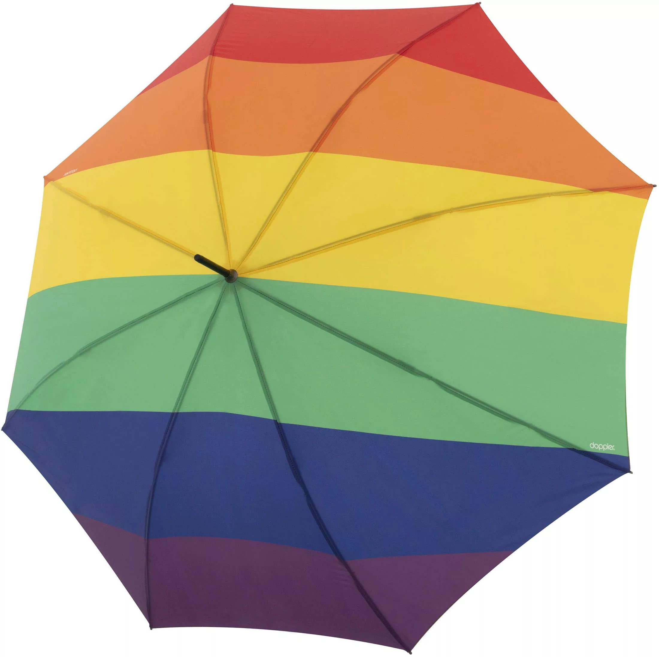 doppler Stockregenschirm "modern.ART Lang AC rainbow" günstig online kaufen
