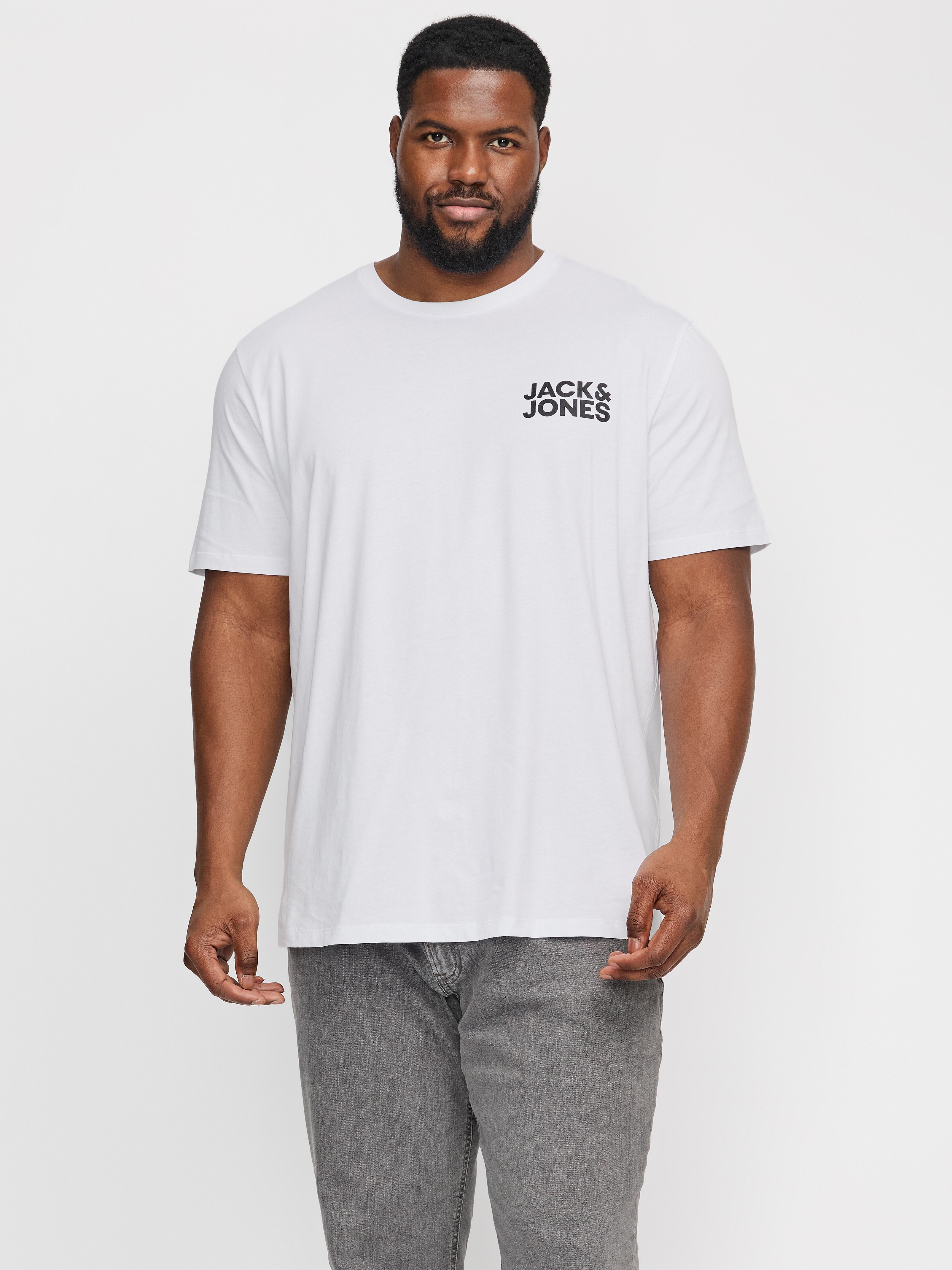 Jack & Jones PlusSize T-Shirt "JJECORP LOGO TEE SS O-NECK NOOS PLS", mit Lo günstig online kaufen