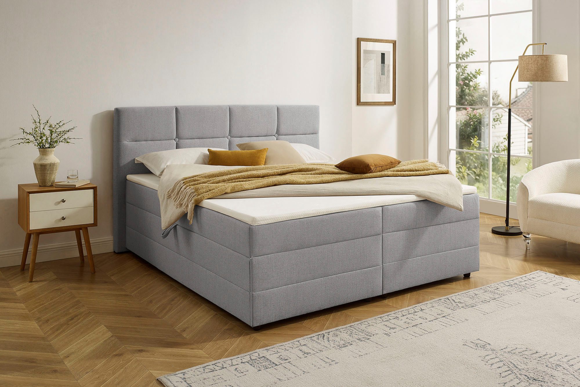 INOSIGN Boxbett "Fillmore inkl. Bettkasten, Liegefläche 180x200 cm, in Boxs günstig online kaufen