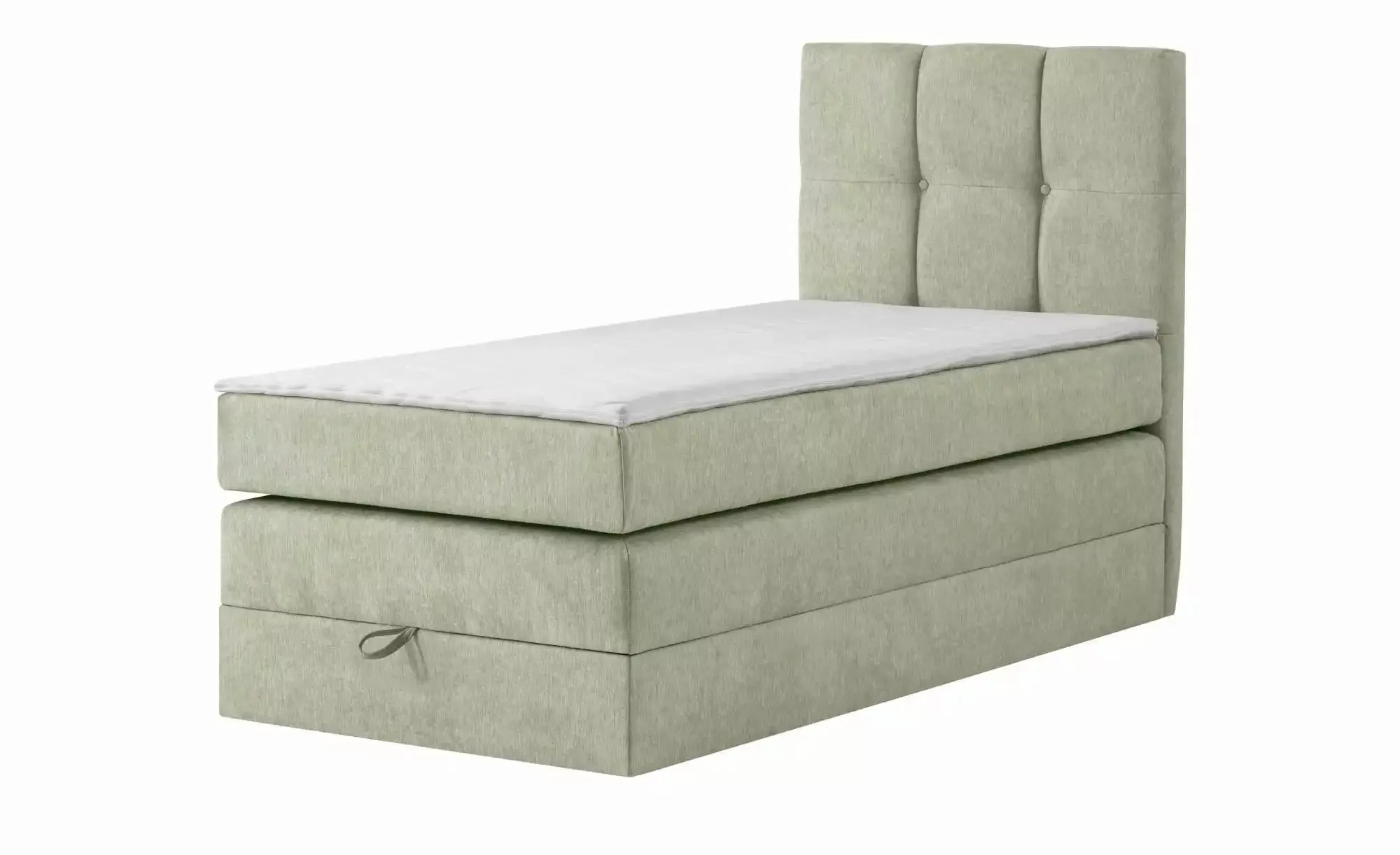 Boxspringbett mit Bettkasten Leeds ¦ grün Betten > Komfortbetten - Höffner günstig online kaufen