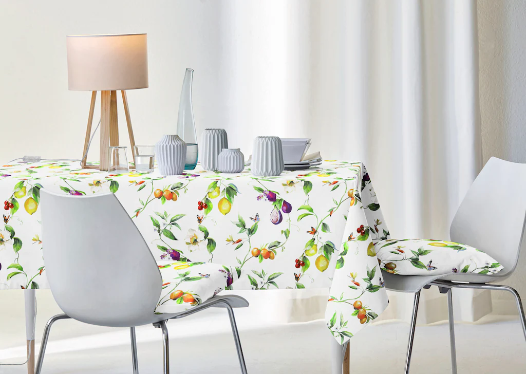 APELT Tischdecke »6851 SUMMERTIME, Sommerdeko, Sommer«, (1 St.), mit Blüten günstig online kaufen