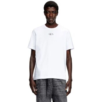 Diesel  T-Shirts & Poloshirts A17880 0CLBR T-ADJUST-OD-100 WHITE günstig online kaufen