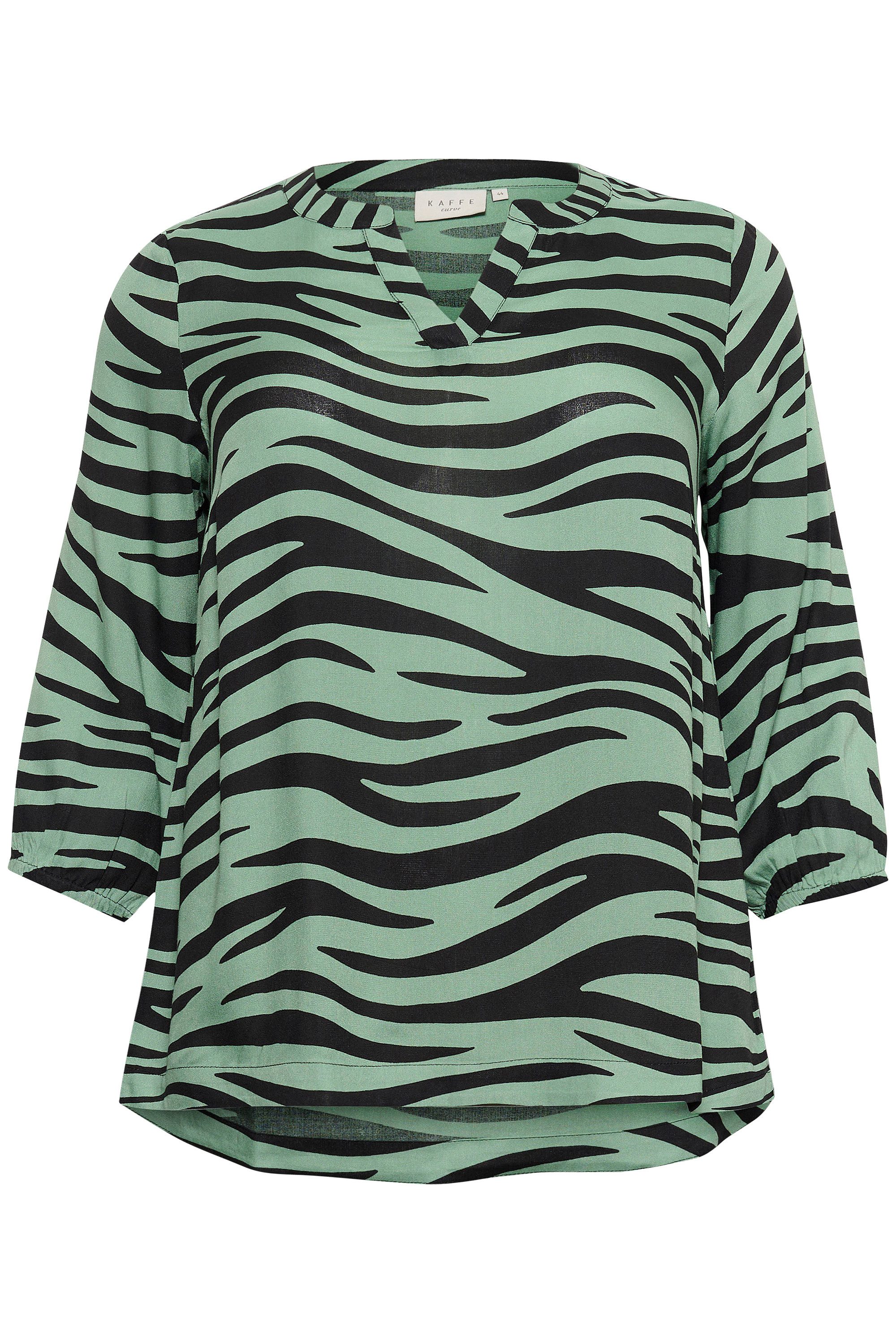 KAFFE Curve Kurzarmbluse Kurzarm-Bluse KCjanni Große günstig online kaufen