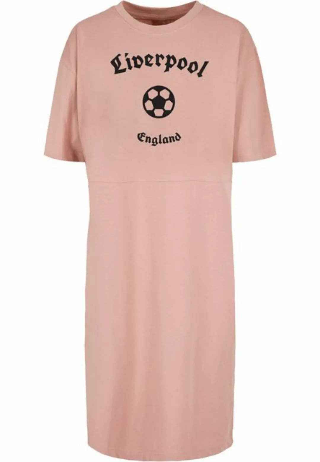 Merchcode Stillkleid "Damen Ladies Liverpool Organic Oversized Slit Tee Dre günstig online kaufen