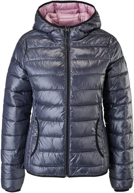 QS Steppjacke mit kontrastfarbigem Futter günstig online kaufen