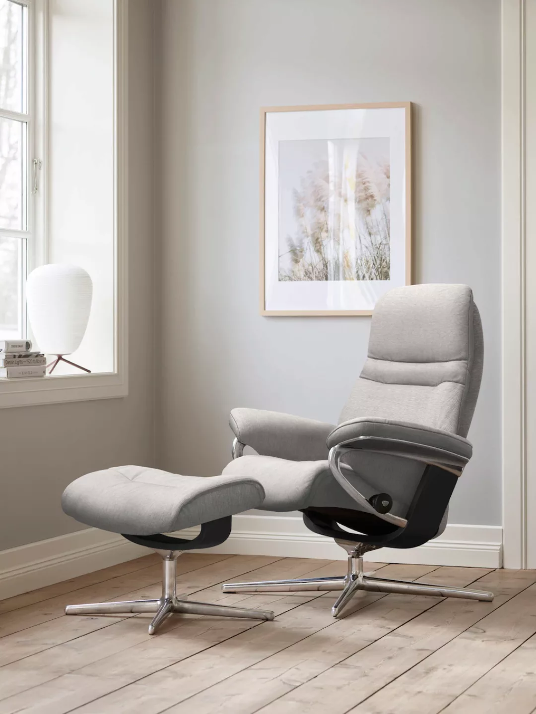 Stressless Relaxsessel "Sunrise", mit Cross Base, Größe S, M & L, Holzakzen günstig online kaufen