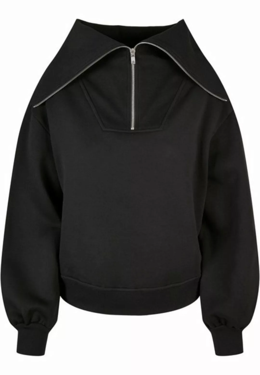 URBAN CLASSICS Sweater Urban Classics Damen Ladies Oversized High Neck Troy günstig online kaufen