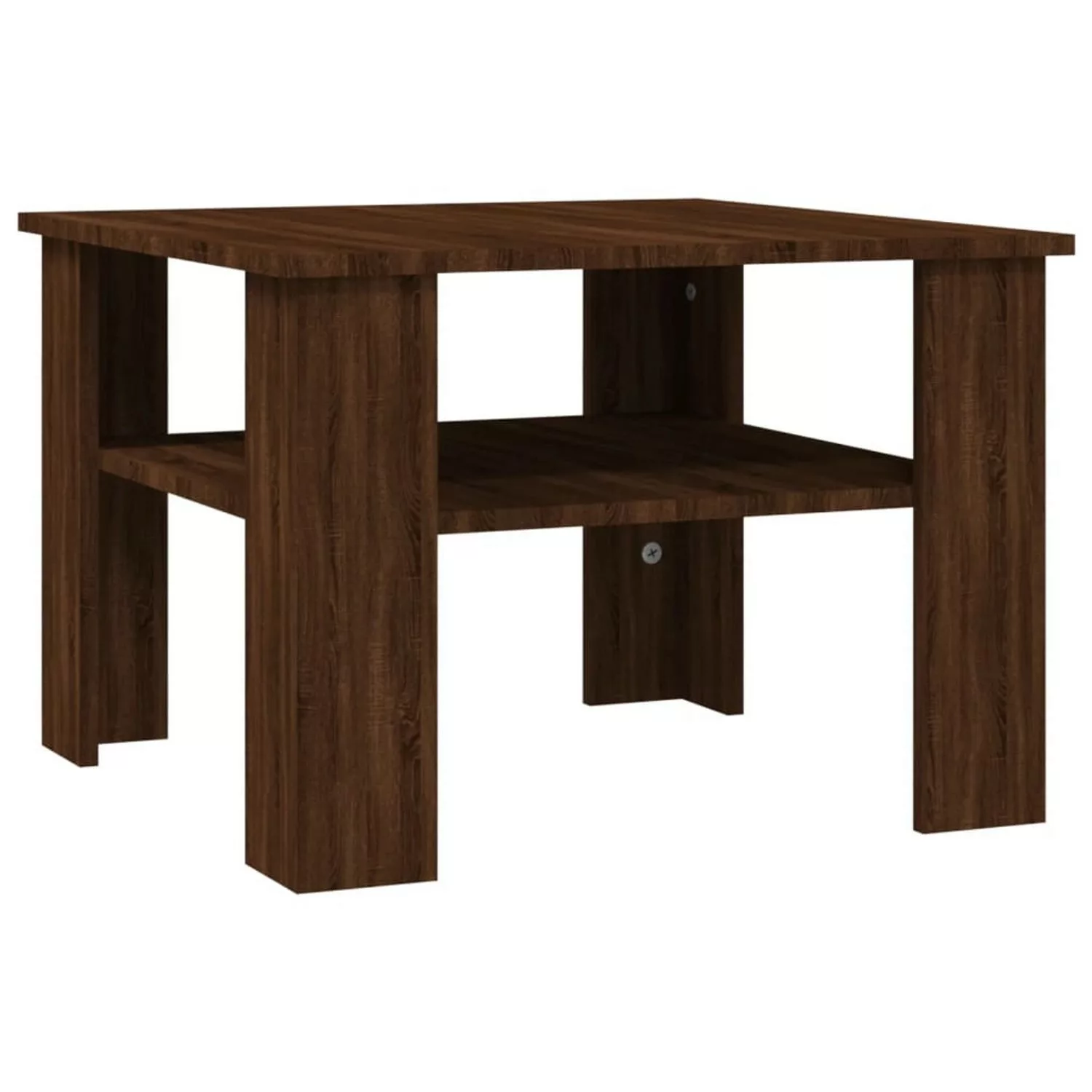 vidaXL Couchtisch Braun Eichen-Optik 60x60x42 cm Holzwerkstoff günstig online kaufen