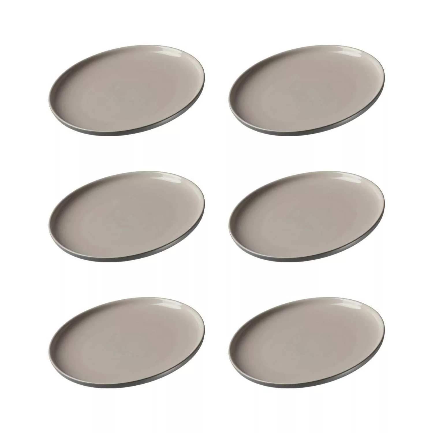 Ritzenhoff & Breker Jasper Dessertteller 19 cm 6er Set Grau günstig online kaufen