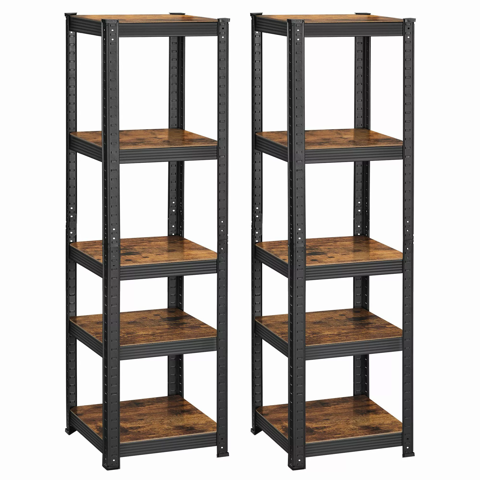 SONGMICS Standregal Küchenregal, 2-tlg., Lagerregal, 5 günstig online kaufen