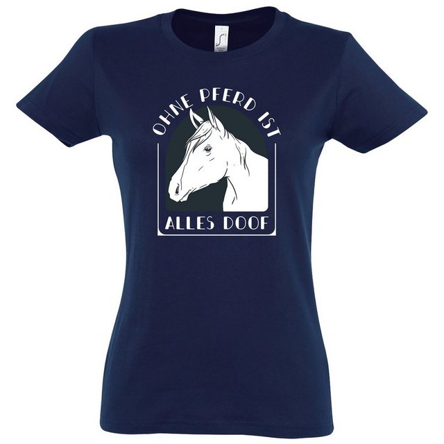 Youth Designz T-Shirt Ohne Pferd ist alles Doof Damen Shirt mit modischem P günstig online kaufen