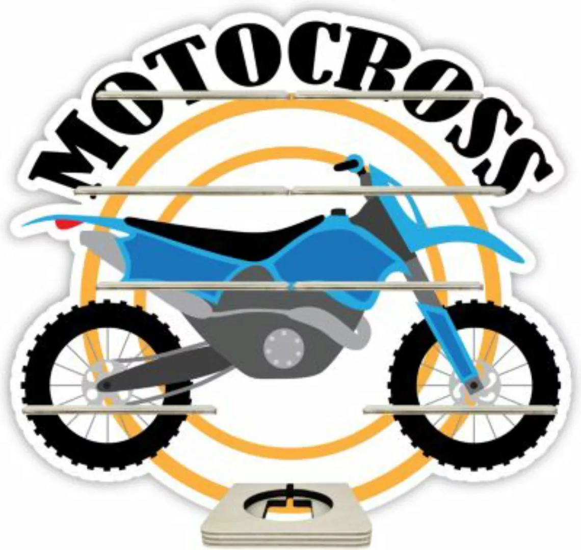 Farbklecks Collection® Regal Musikbox - Motocross - passend Toniebox plus 2 günstig online kaufen