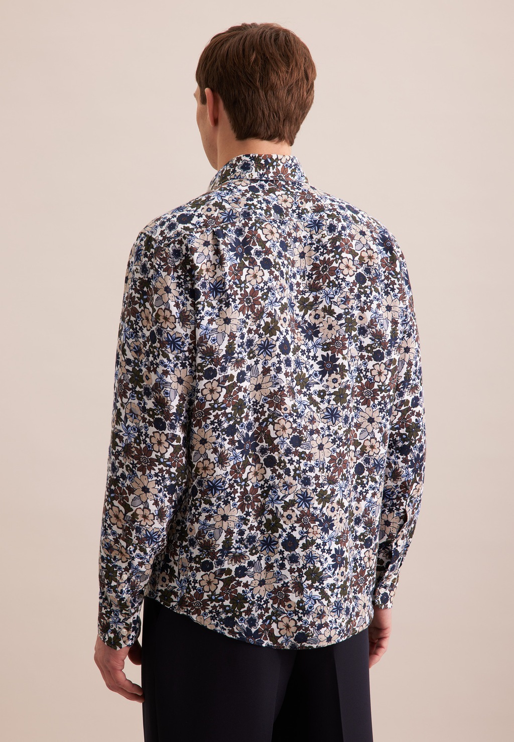 seidensticker Businesshemd "Regular", Regular Langarm Kentkragen Floral günstig online kaufen