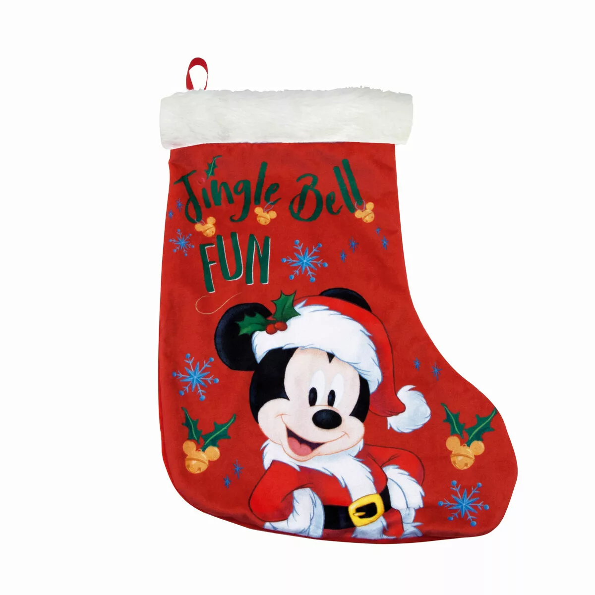 Weihnachtsstrumpf Mickey Mouse Happy Smiles 42 Cm Polyester günstig online kaufen