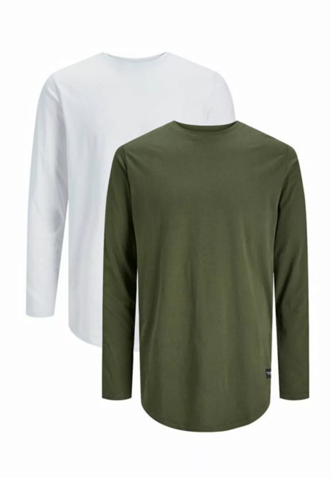 Jack & Jones Langarmshirt 2er Pack Jjenoa (Spar-Set, 2-tlg) Langarmshirt - günstig online kaufen