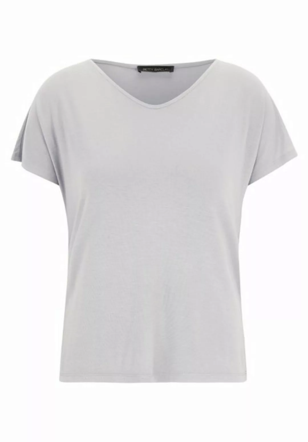 Betty Barclay Kurzarmshirt Betty Barclay Basic Shirt mit V-Ausschnitt (1-tl günstig online kaufen