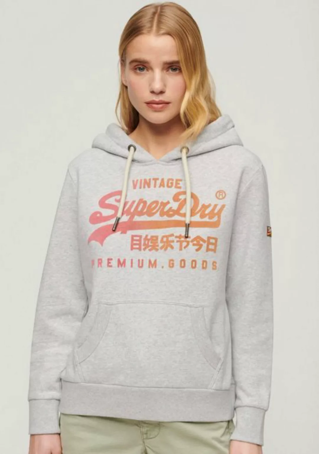 Superdry Kapuzensweatshirt TONAL VL GRAPHIC HOODIE günstig online kaufen