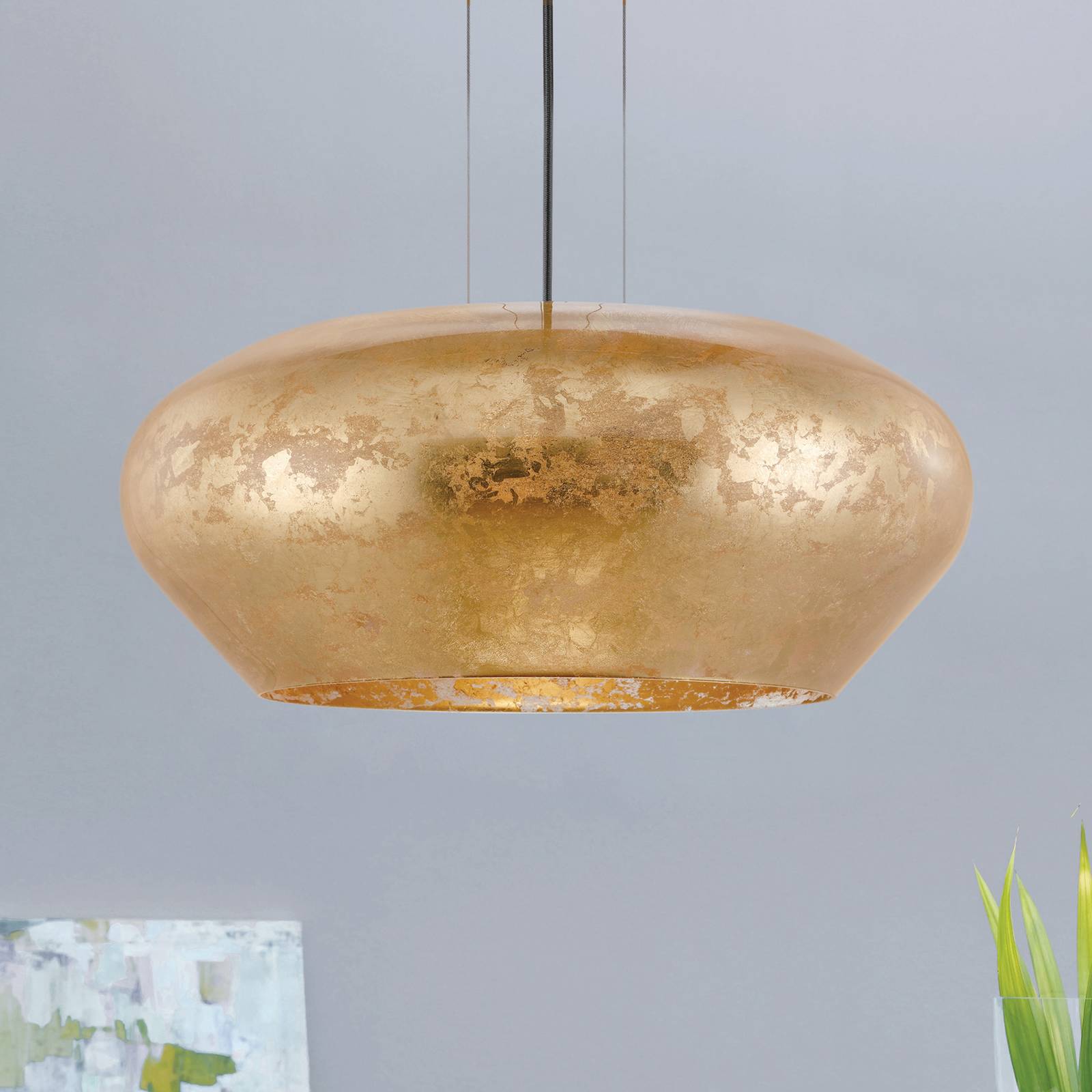 EGLO Stars Of Light Hängeleuchte Priorat, Glas, goldfarben günstig online kaufen