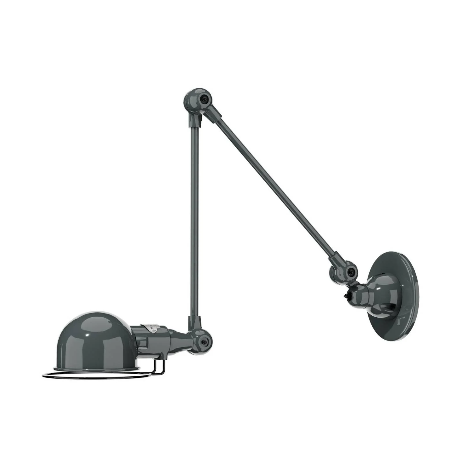 Jieldé Signal SI331 Wandlampe 2fach-Arm silbergrau günstig online kaufen