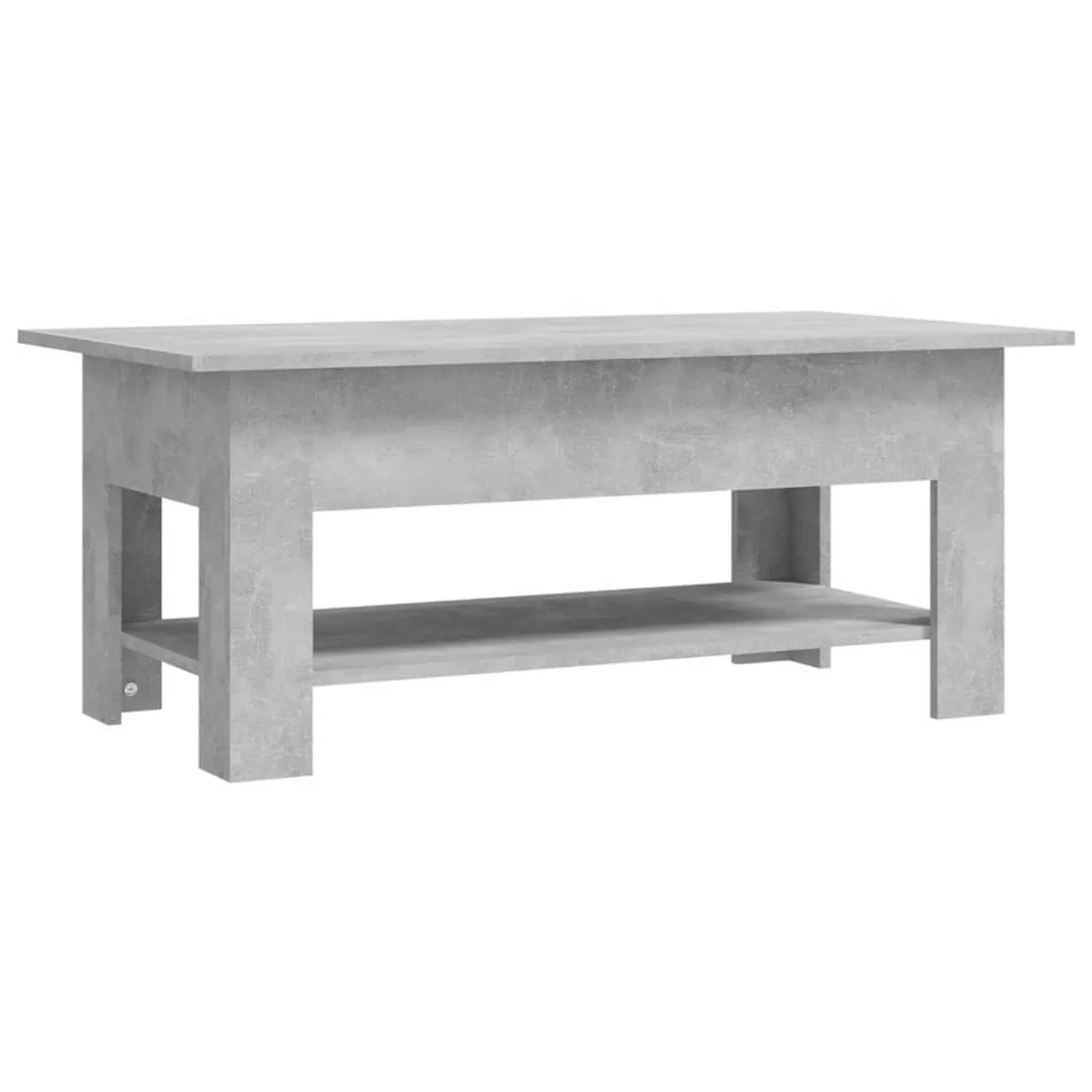 vidaXL Couchtisch Betongrau 102x55x42 cm Holzwerkstoff Modell 3 günstig online kaufen