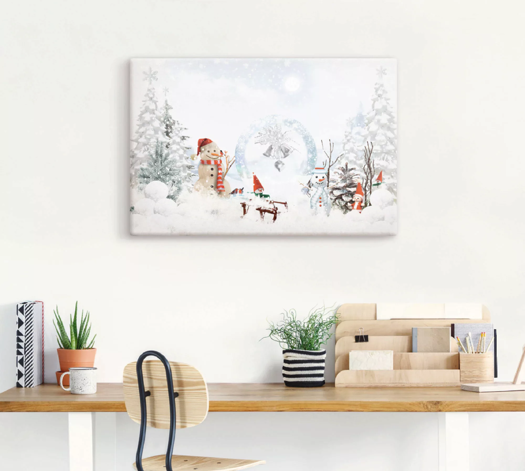 Artland Leinwandbild "Weihnachtsmärchen", Weihnachten, (1 St.), auf Keilrah günstig online kaufen